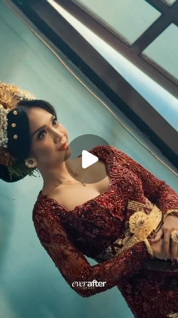 Devi in traditional Balinese wedding attire